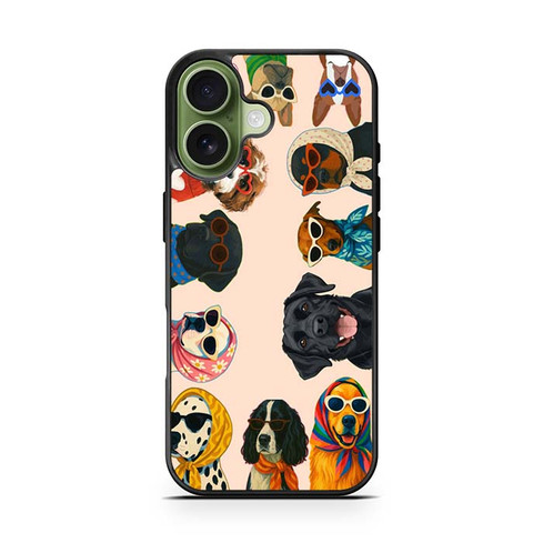 Stylist Dogs iPhone 17 Case