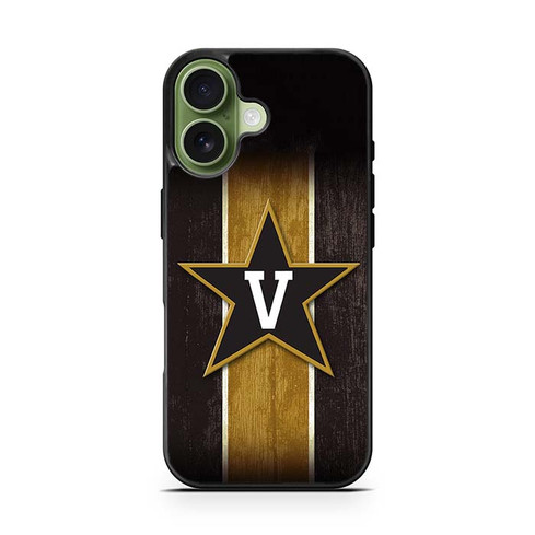 Vanderbilt Commodores Wooden Pattern iPhone 17 Case