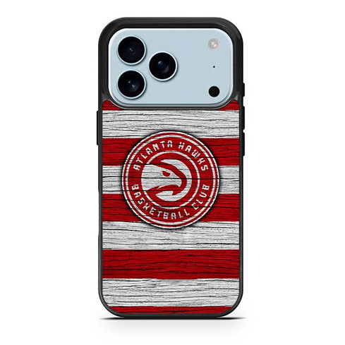 Atlanta Hawks Wooden Pattern iPhone 17 Pro Case