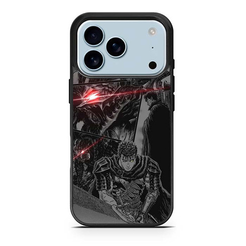 Berserk Blood and Iron The Black Swordsman iPhone 17 Pro Case