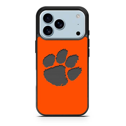 Clemson Tigers Claw 02 iPhone 17 Pro Case