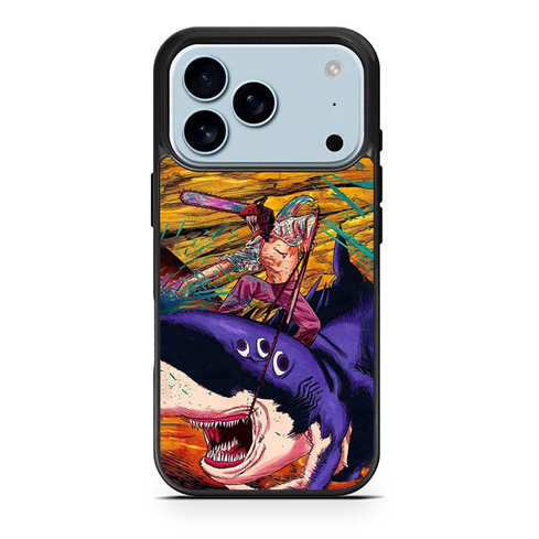 Denji Ride Shark Fiend iPhone 17 Pro Case