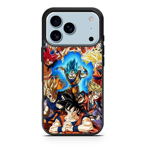 Dragon Ball Z Goku All Saiyan Form iPhone 17 Pro Case