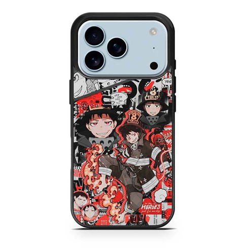 Fire Force Collage Shinra Kusakabe iPhone 17 Pro Case