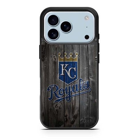 Kansas City Royals Wooden Pattern iPhone 17 Pro Case