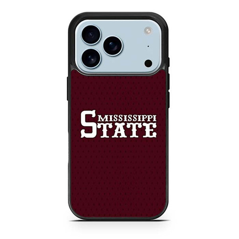 Mississippi State Bulldogs Jersey 01 iPhone 17 Pro Case
