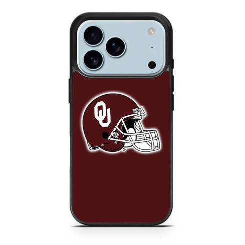 Oklahoma Sooner Helmet iPhone 17 Pro Case