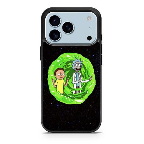 Rick and Morty Portal iPhone 17 Pro Case