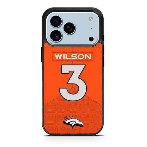 Russell Wilson Denver Broncos iPhone 17 Pro Case