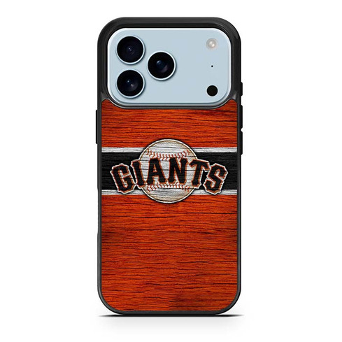 San Francisco Giants Wooden Pattern iPhone 17 Pro Case