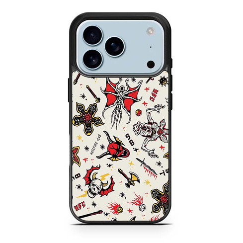 Stranger Things Hellfire Gothic Chaos 02 iPhone 17 Pro Case