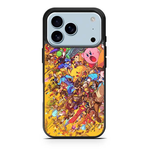 Super Smash Bros Ultimate Mural iPhone 17 Pro Case