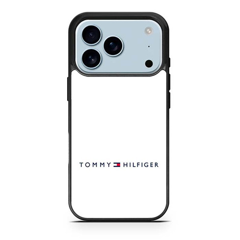 Tommy Hilfiger White iPhone 17 Pro Case
