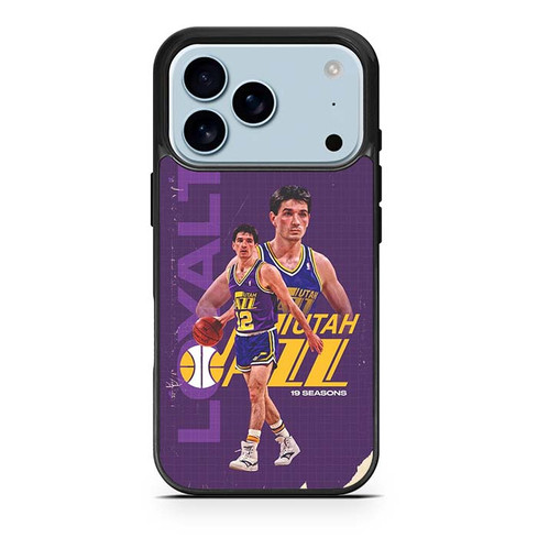 Utah Jazz John Stockton iPhone 17 Pro Case