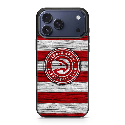 Atlanta Hawks Wooden Pattern iPhone 17 Pro Max Case