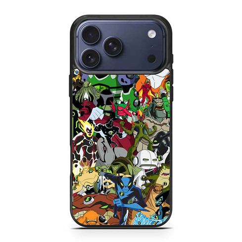 Ben 10 All Aliens Omnitrix iPhone 17 Pro Max Case