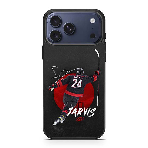 Carolina Hurricanes Seth Jarvis iPhone 17 Pro Max Case