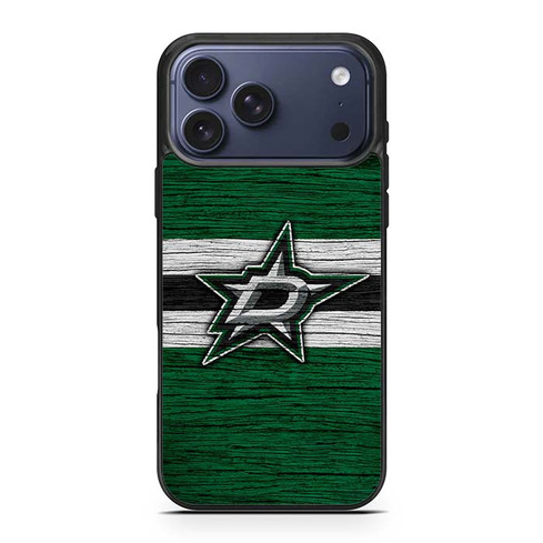 Dallas Stars Wooden Pattern iPhone 17 Pro Max Case