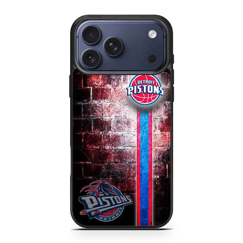 Detroit Pistons Bricks iPhone 17 Pro Max Case