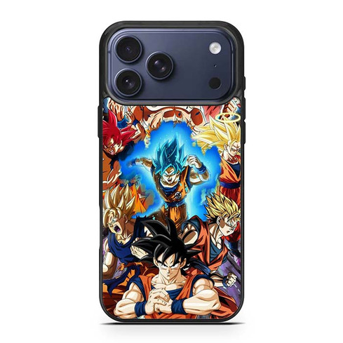Dragon Ball Z Goku All Saiyan Form iPhone 17 Pro Max Case