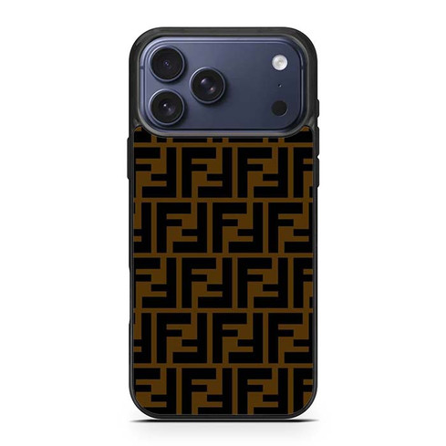 Fendi Brown iPhone 17 Pro Max Case