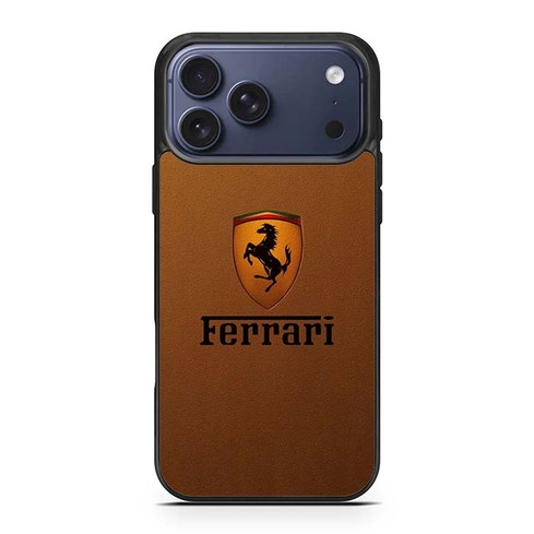 Ferrari Brown iPhone 17 Pro Max Case
