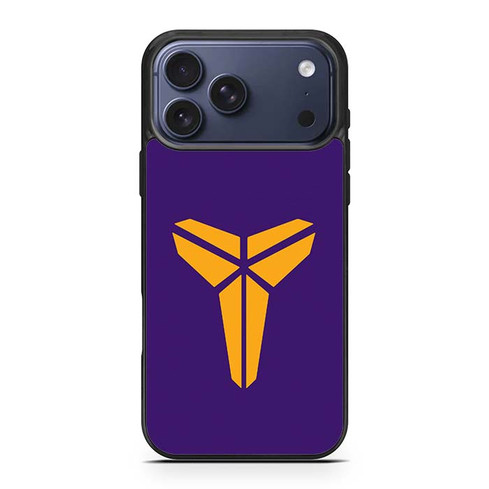 Kobe Bryant Purple Logo iPhone 17 Pro Max Case