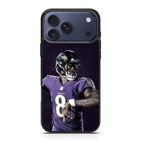 Lamar Jackson Baltimore Ravens 01 iPhone 17 Pro Max Case