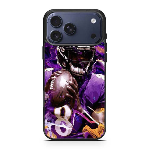 Lamar Jackson Baltimore Ravens 02 iPhone 17 Pro Max Case