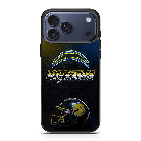 Los Angeles Chargers Team Helmet iPhone 17 Pro Max Case