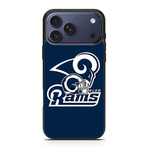 Los Angeles Rams Rule the Horns iPhone 17 Pro Max Case