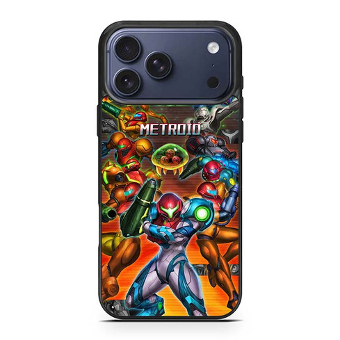 Metroid collage Samuss evolution iPhone 17 Pro Max Case
