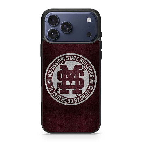 Mississippi State Bulldogs 06 iPhone 17 Pro Max Case