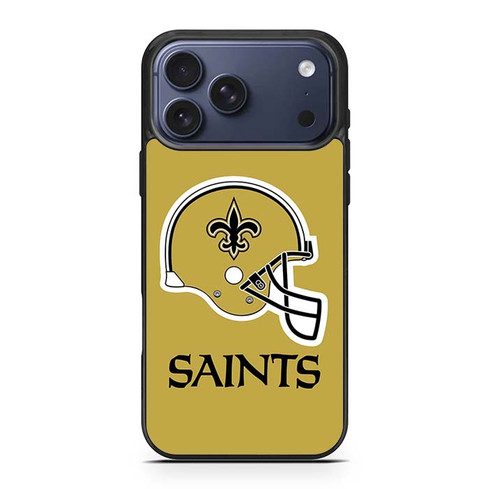 New Orleans Saints Helmet iPhone 17 Pro Max Case
