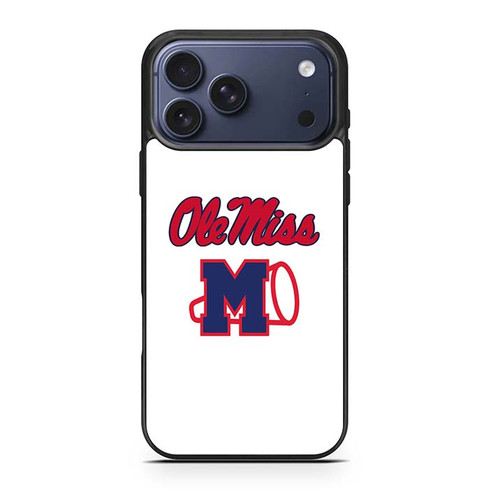 Ole Miss Rebels 01 iPhone 17 Pro Max Case