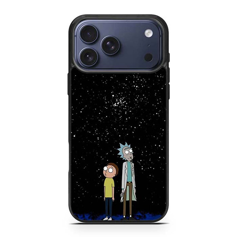Rick And morty Galaxy iPhone 17 Pro Max Case