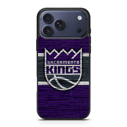 Sacramento Kings Wooden Pattern iPhone 17 Pro Max Case