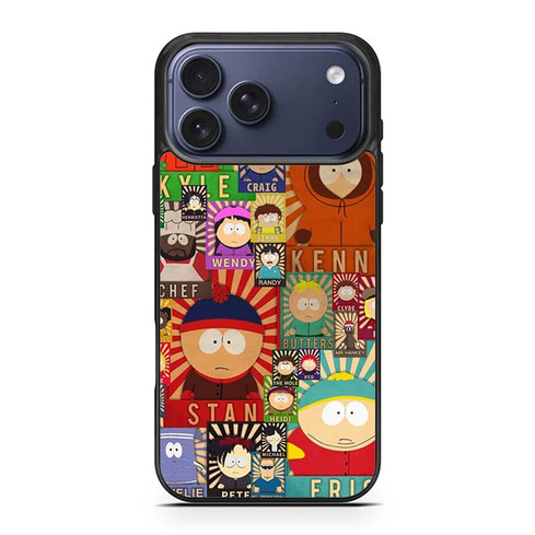 Southpark Characters iPhone 17 Pro Max Case