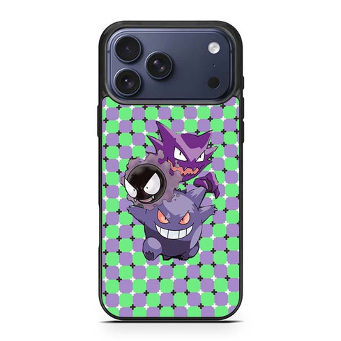 Spooky Pokemon Gengar Evolution iPhone 17 Pro Max Case