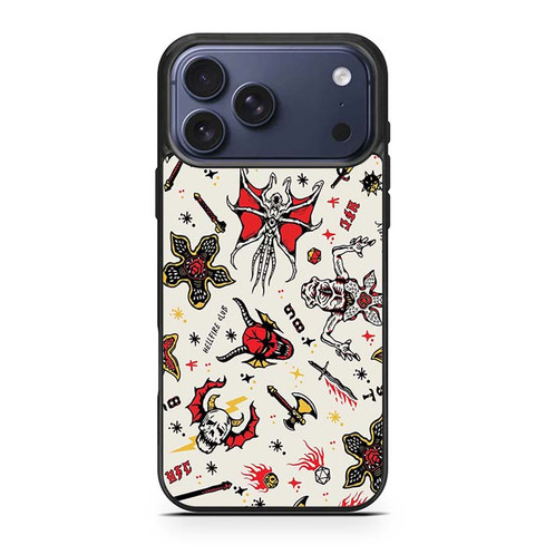 Stranger Things Hellfire Gothic Chaos 02 iPhone 17 Pro Max Case