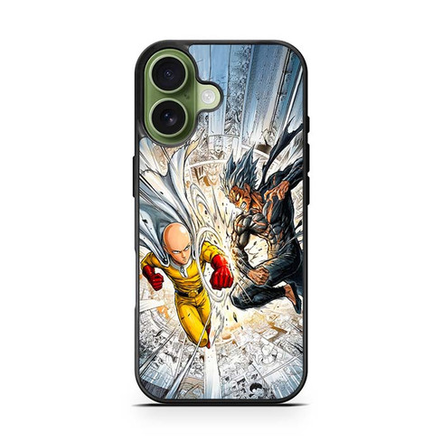 One Punch Man Saitama Vs Garou iPhone 17 Case