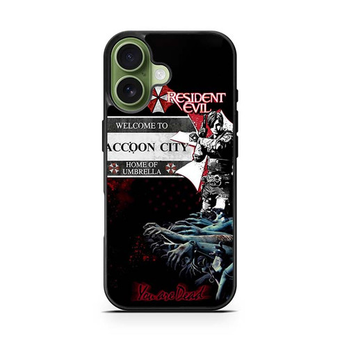 Resident Evil Home of Umbrella Collide iPhone 17 Case