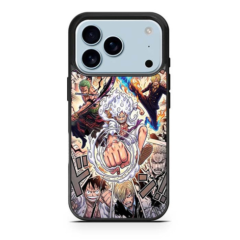One Piece Luffy Zoro and Sanji iPhone 17 Pro Case