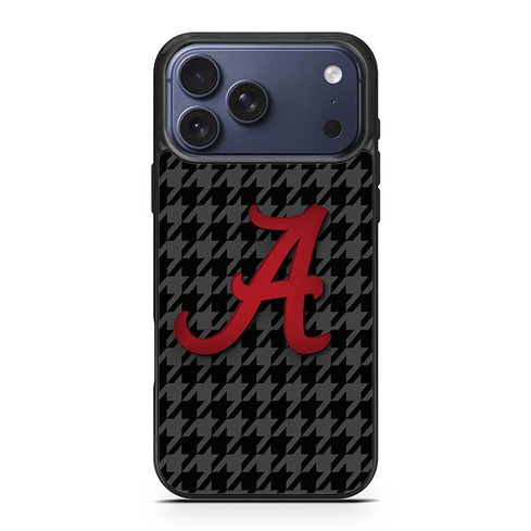 Alabama Crimson Tide Houndstooth 01 iPhone 17 Pro Max Case