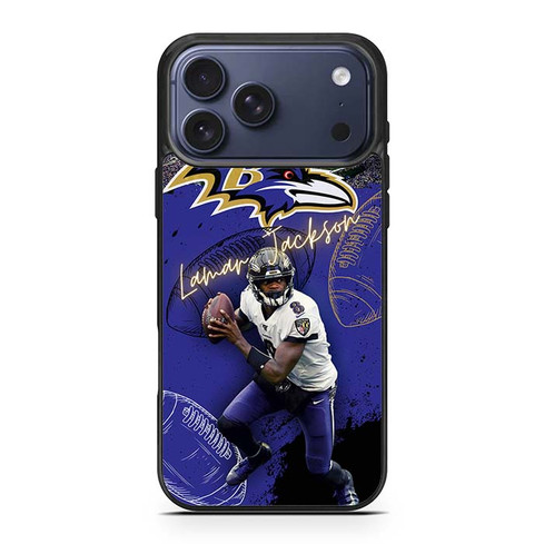 Lamar Jackson Baltimore Ravens iPhone 17 Pro Max Case