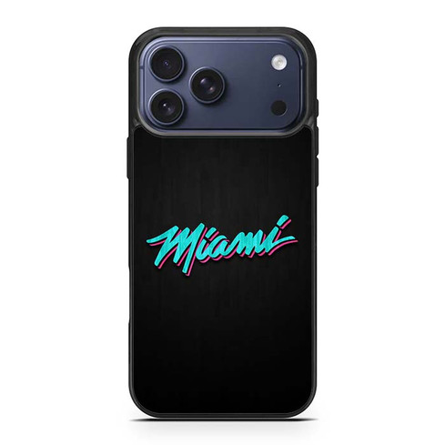 Miami Heat Neon iPhone 17 Pro Max Case