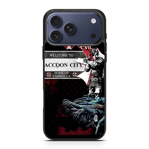 Resident Evil Home of Umbrella Collide iPhone 17 Pro Max Case
