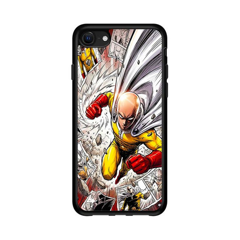 One Punch Man Saitama Comic iPhone 16e Case