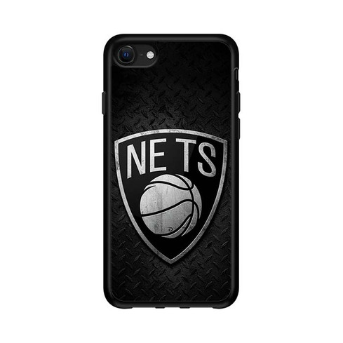 Brooklyn Nets Metal Pattern iPhone 16e Case