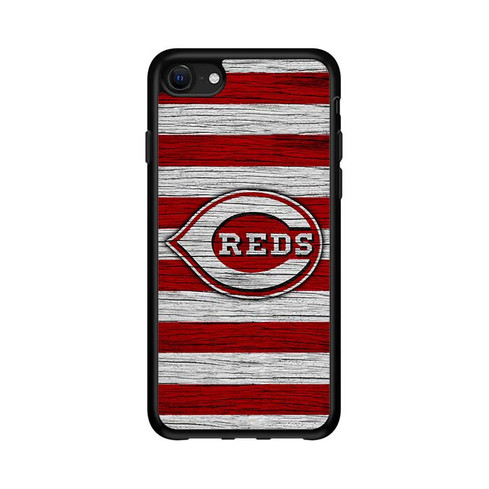 Cincinnati Reds Wooden Pattern iPhone 16e Case